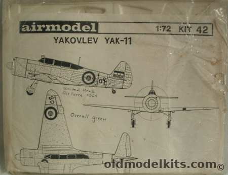 Airmodel 1/72 Yakovlev Yak-11, 42 plastic model kit